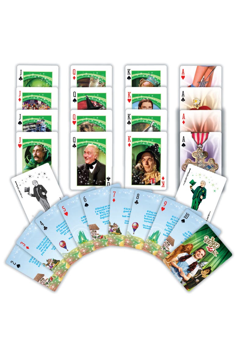 Wizard of Oz Playing Cards, Alternate, color, Multicolor