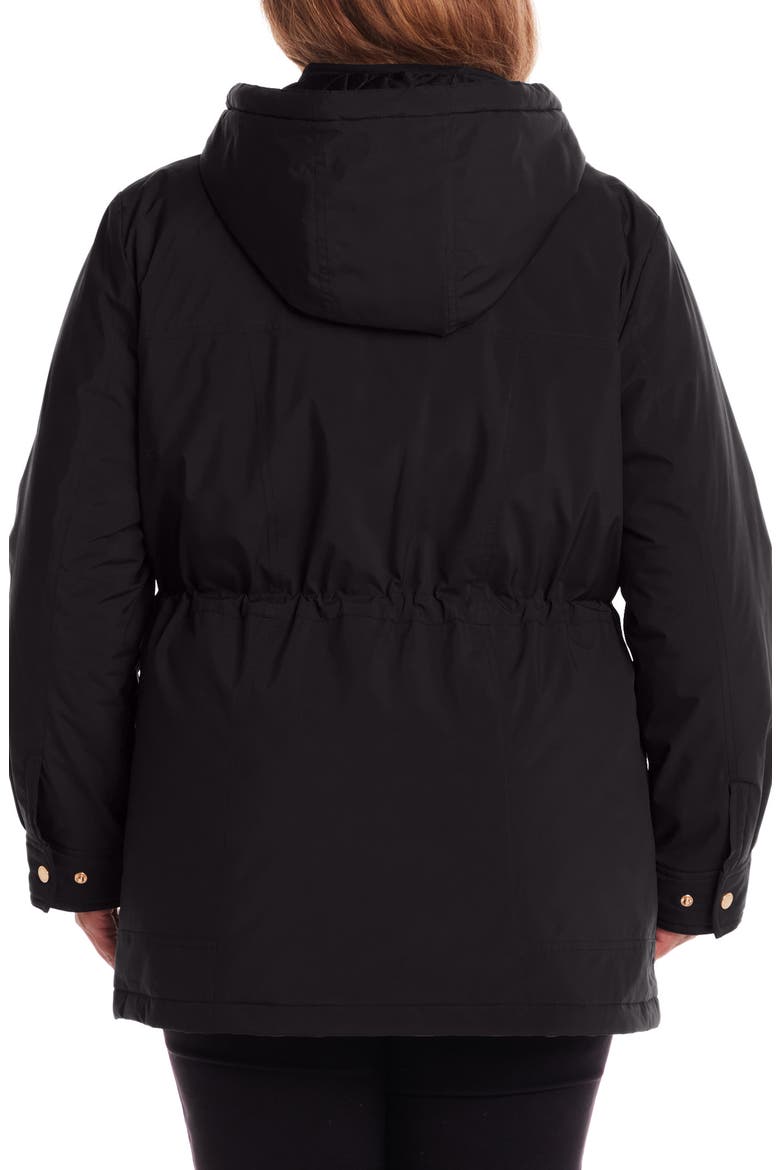 Water Resistant Insulated Stadium Jacket, Alternate, color, BLACK
