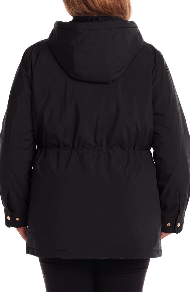 Gallery Water Resistant Insulated Stadium Jacket, Alternate, color, Black