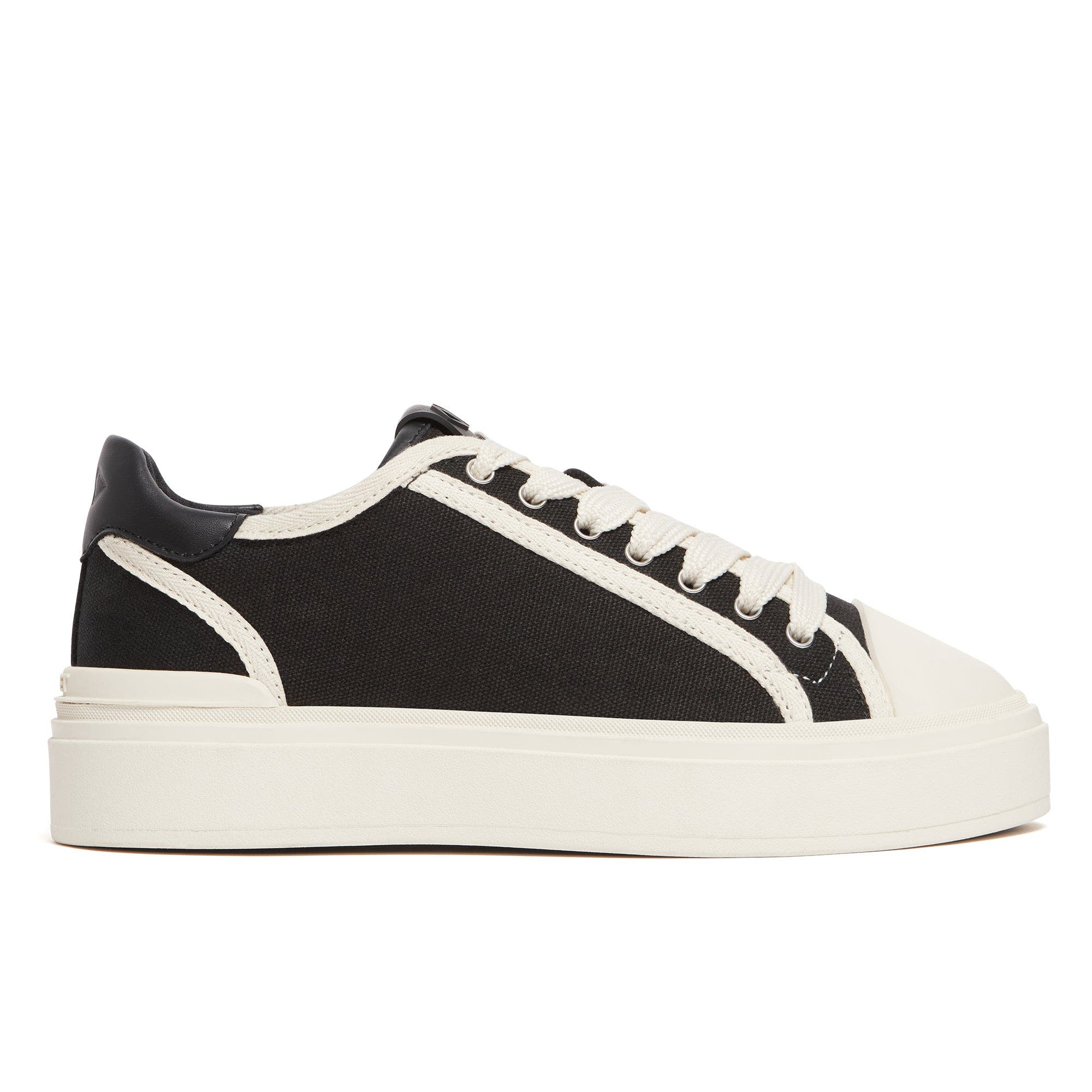 Lansbury Low-Top Canvas Sneakers, Main, color, Black / Off White