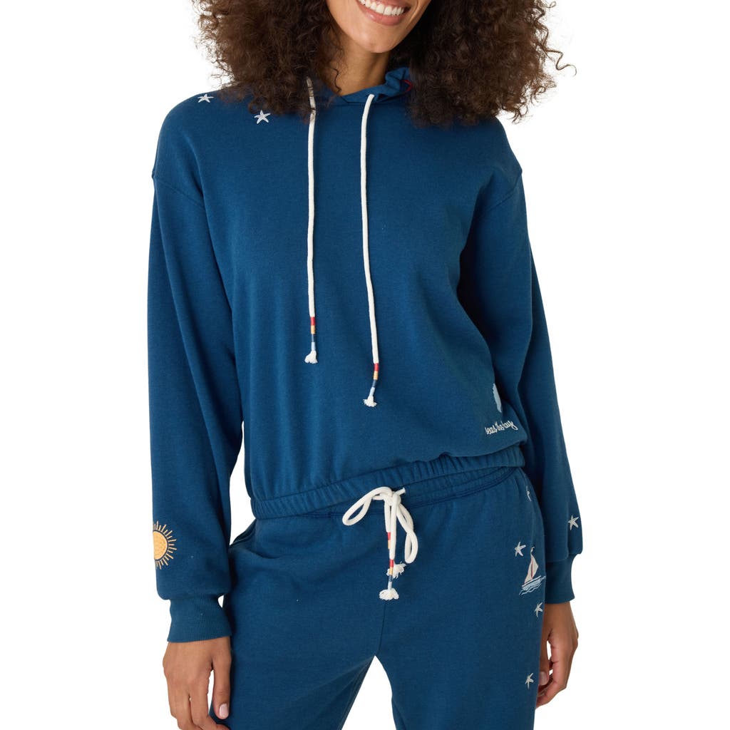 Pj Salvage Ocean Breeze Lounge Set In Navy In Harbor