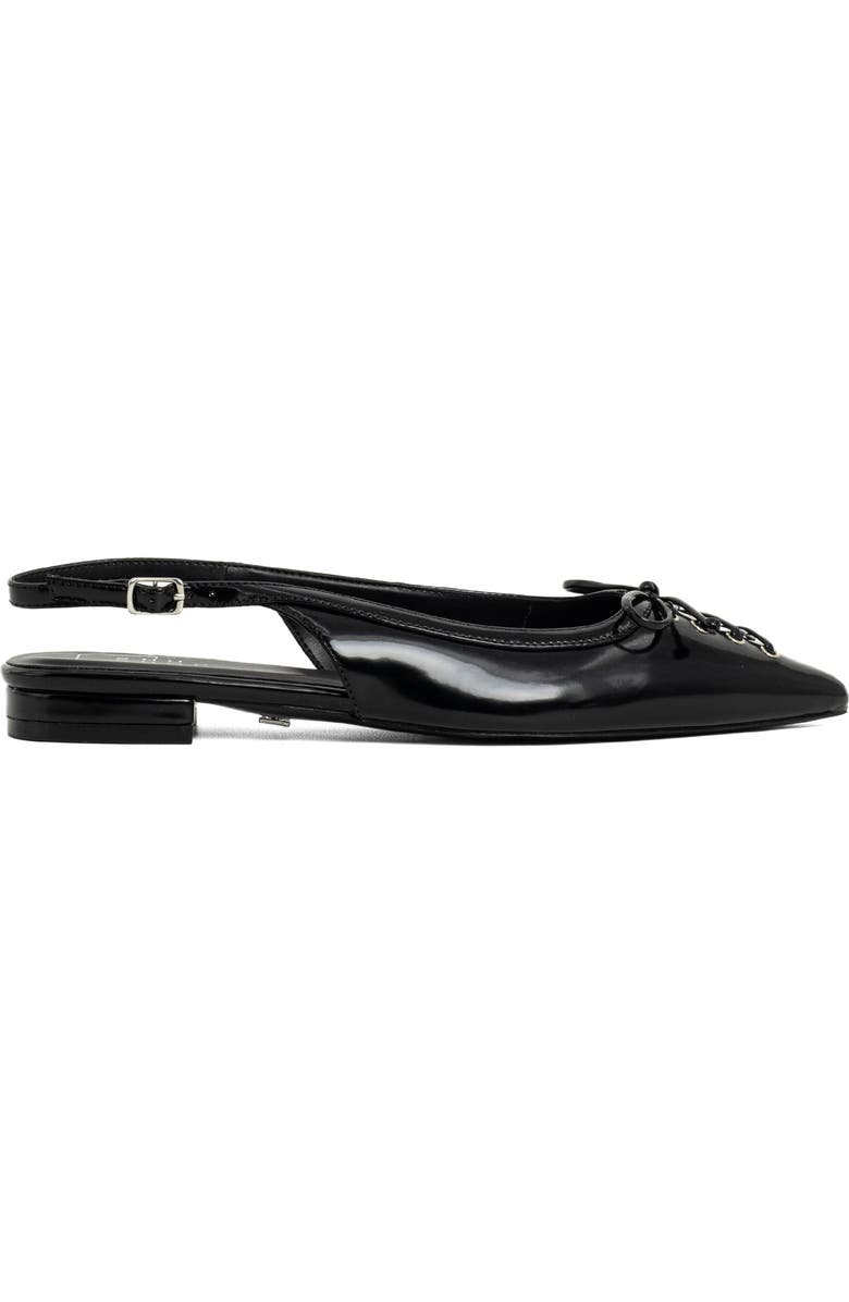 SHUSHOP Amy Slingback Flat, Alternate, color, Black