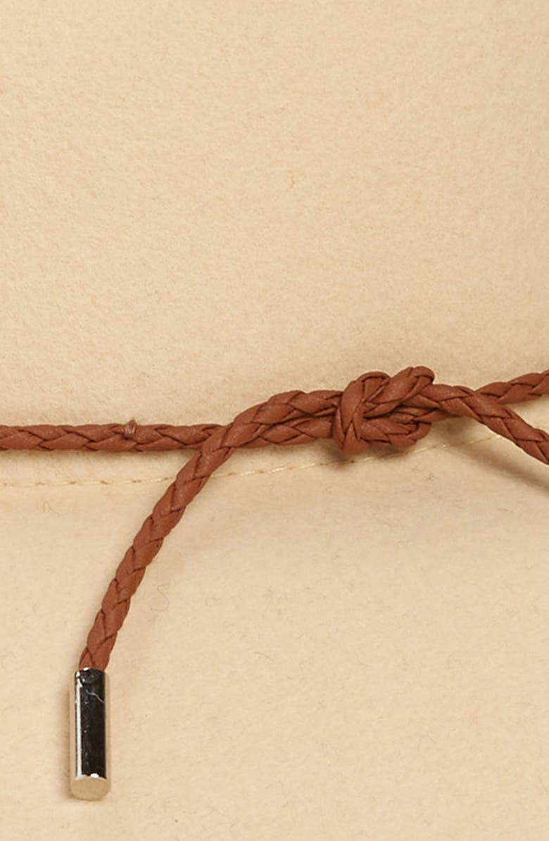 San Diego Hat Strap Detail Dented Wool Hat, Alternate, color,