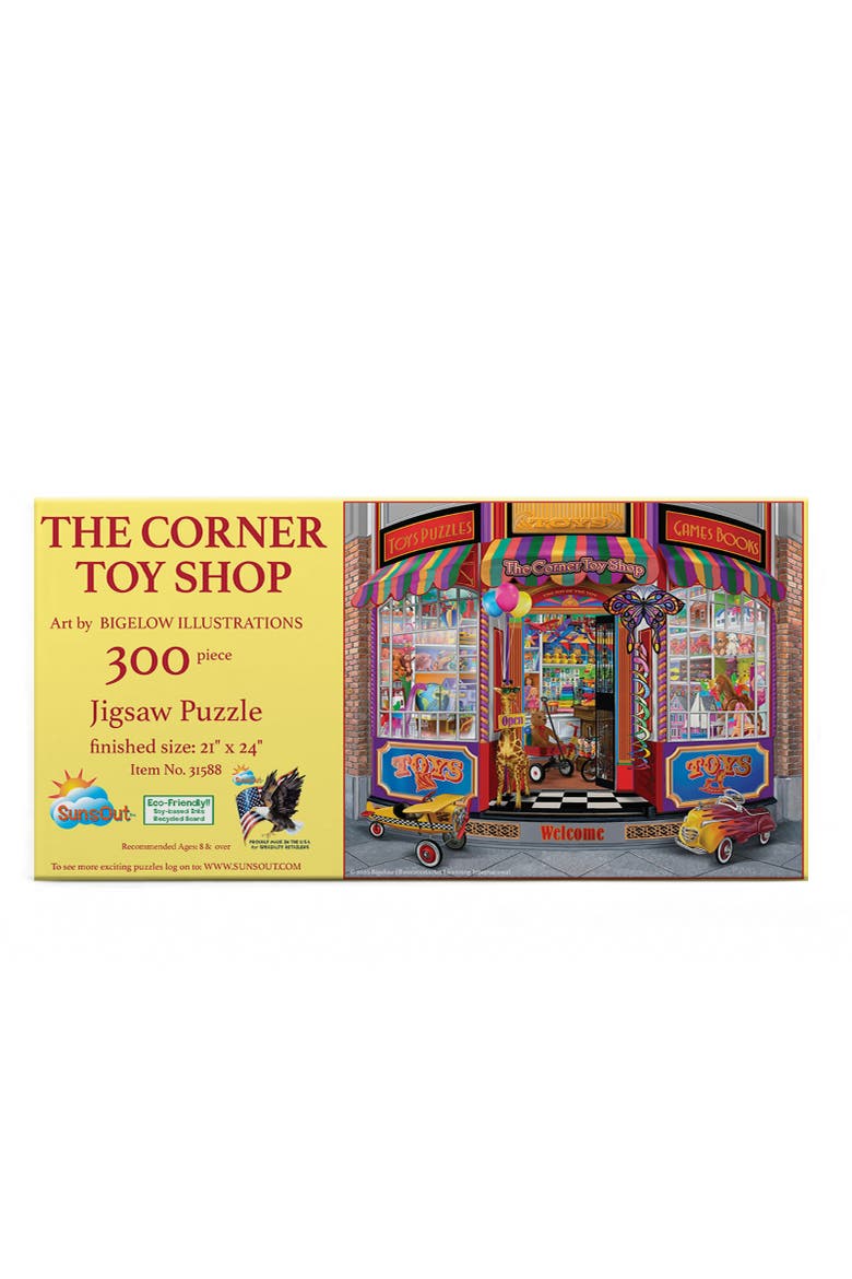 The Corner Toy Shop 300 piece Jigsaw Puzzle for Adults, Alternate, color, Multicolor