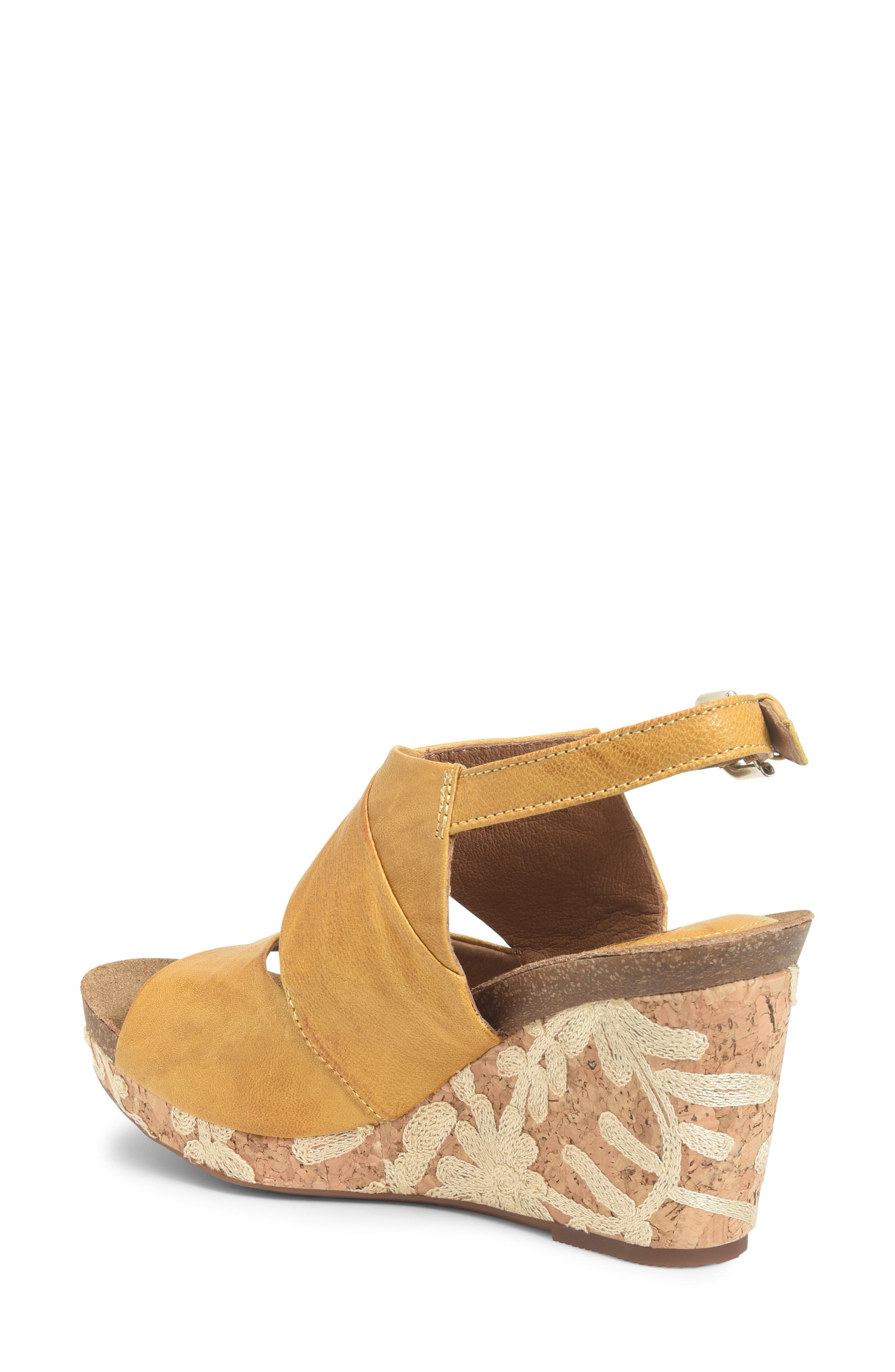 Corrina Sandal, Alternate, color, MANGO LEATHER