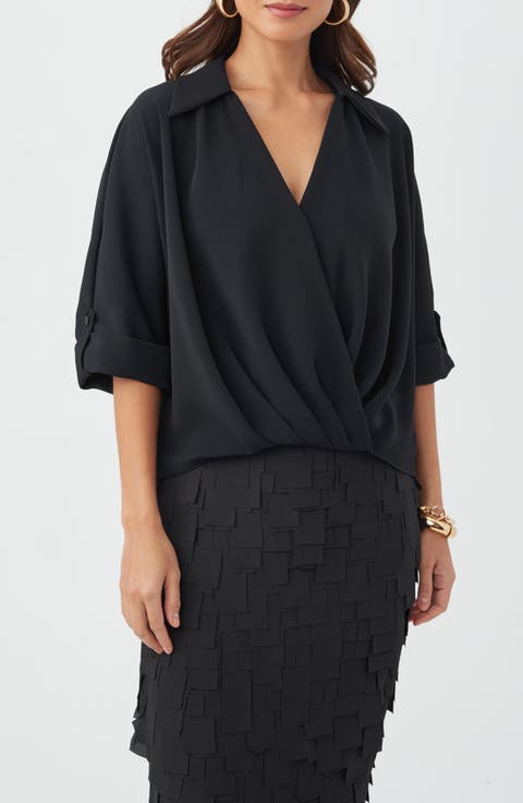 Otto Faux Wrap Top