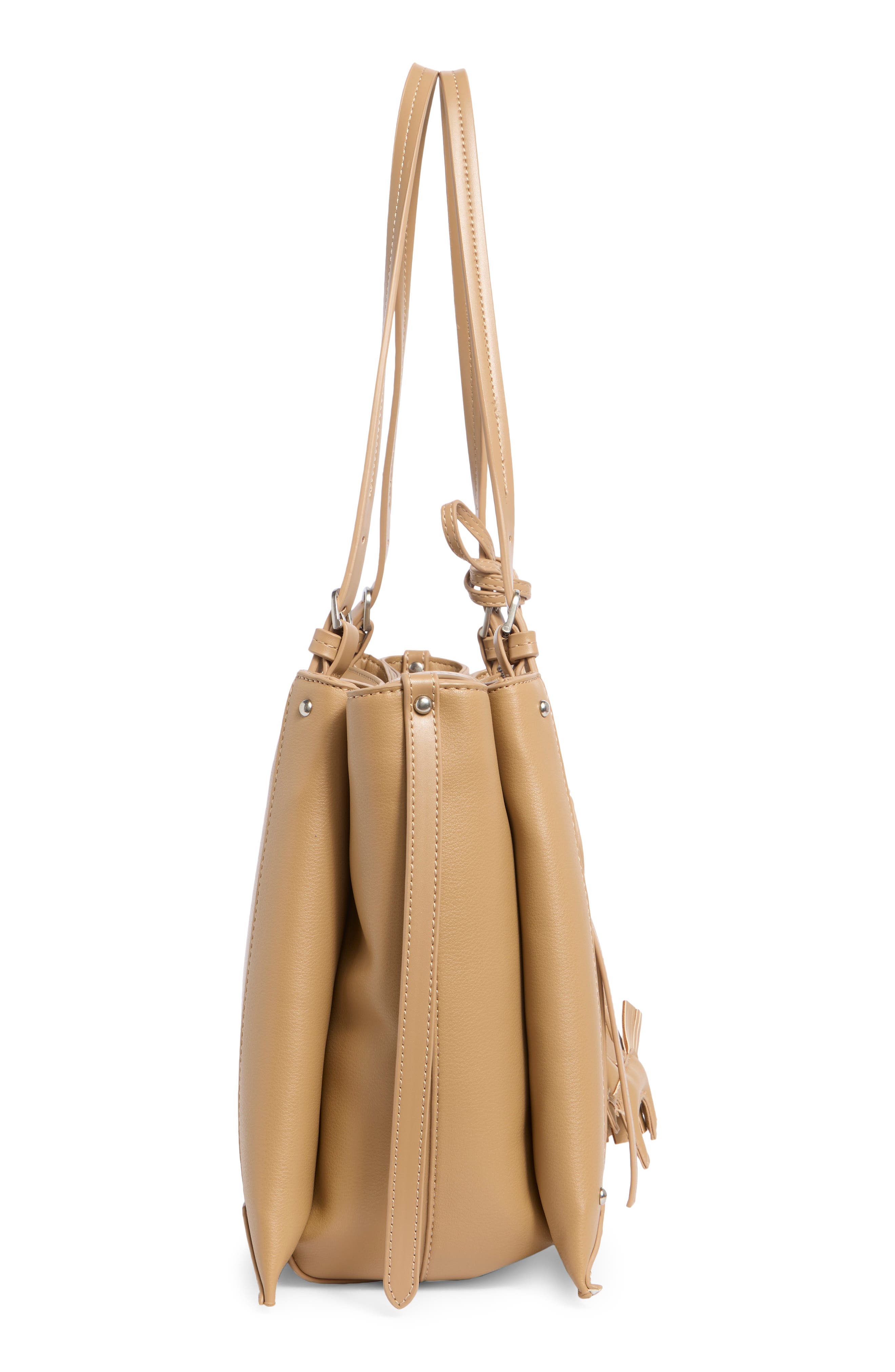 Steve Madden Selena Tote, Alternate, color, Latte