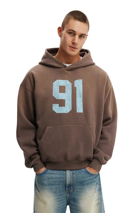 Men's Box Fit Graphic Hoodie