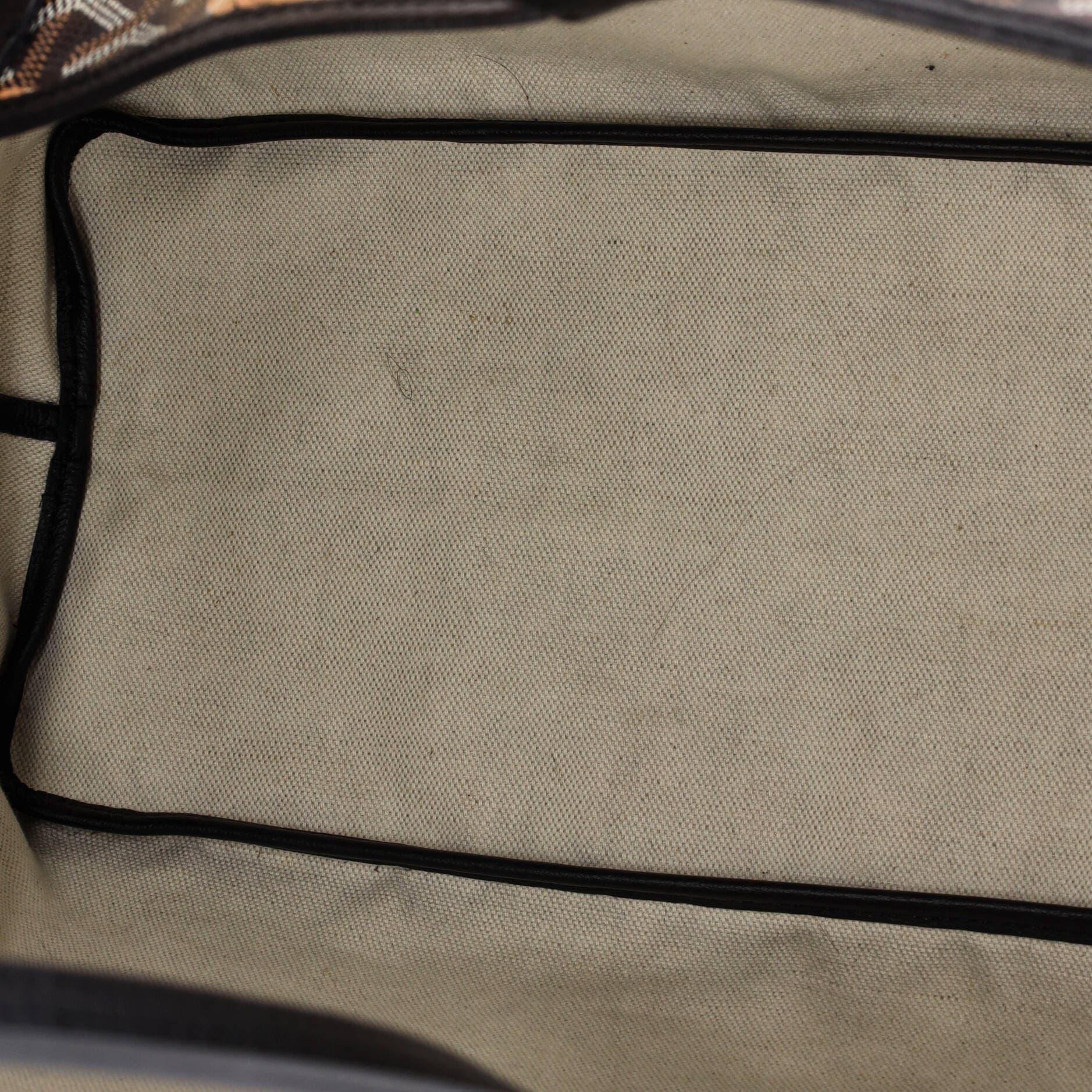 Saint Louis Tote Lettres Camouflage Coated Canvas PM, Alternate, color, Black