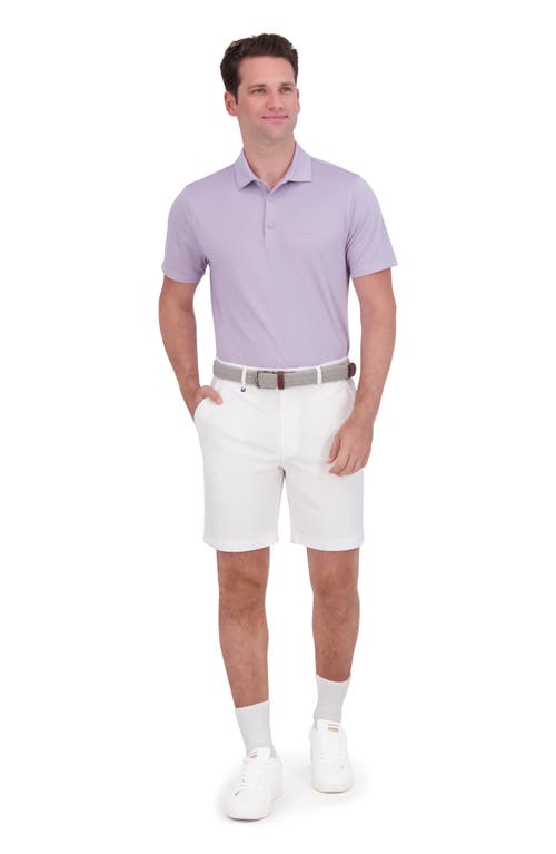 Ben Sherman Solid Tech Pique Sports Fit Polo In Lavender