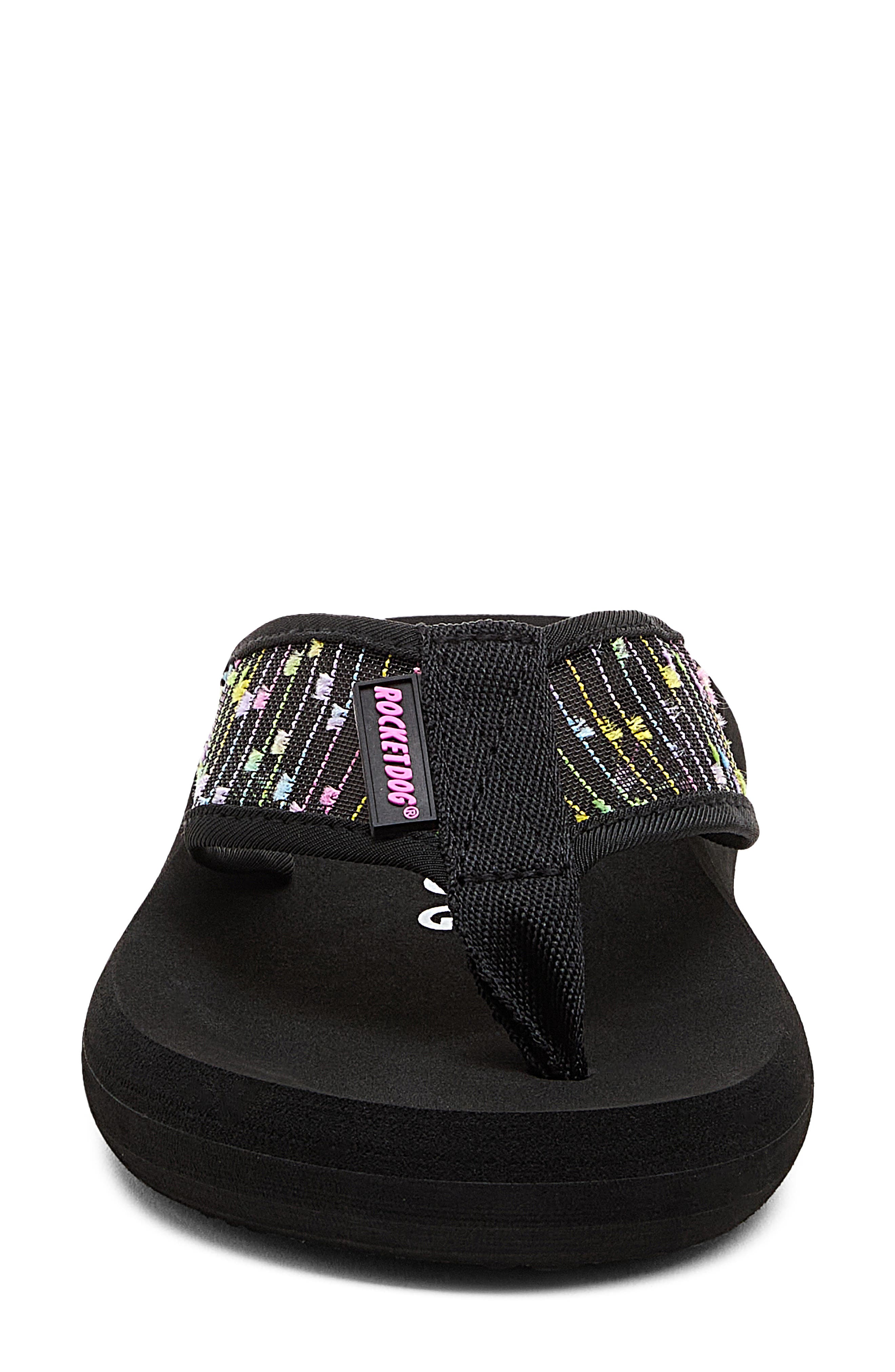 Spotlight 2 Confetti Flip Flop, Alternate, color, BLACK MULTI