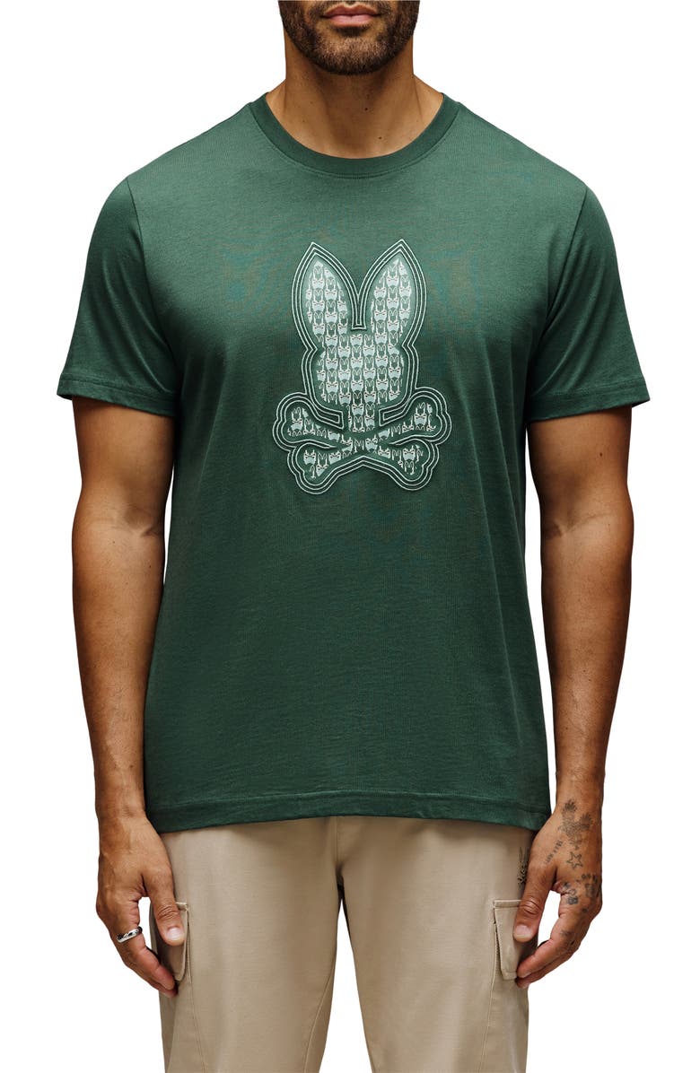 Psycho Bunny Johnny Garden Logo Graphic T-Shirt, Main, color,