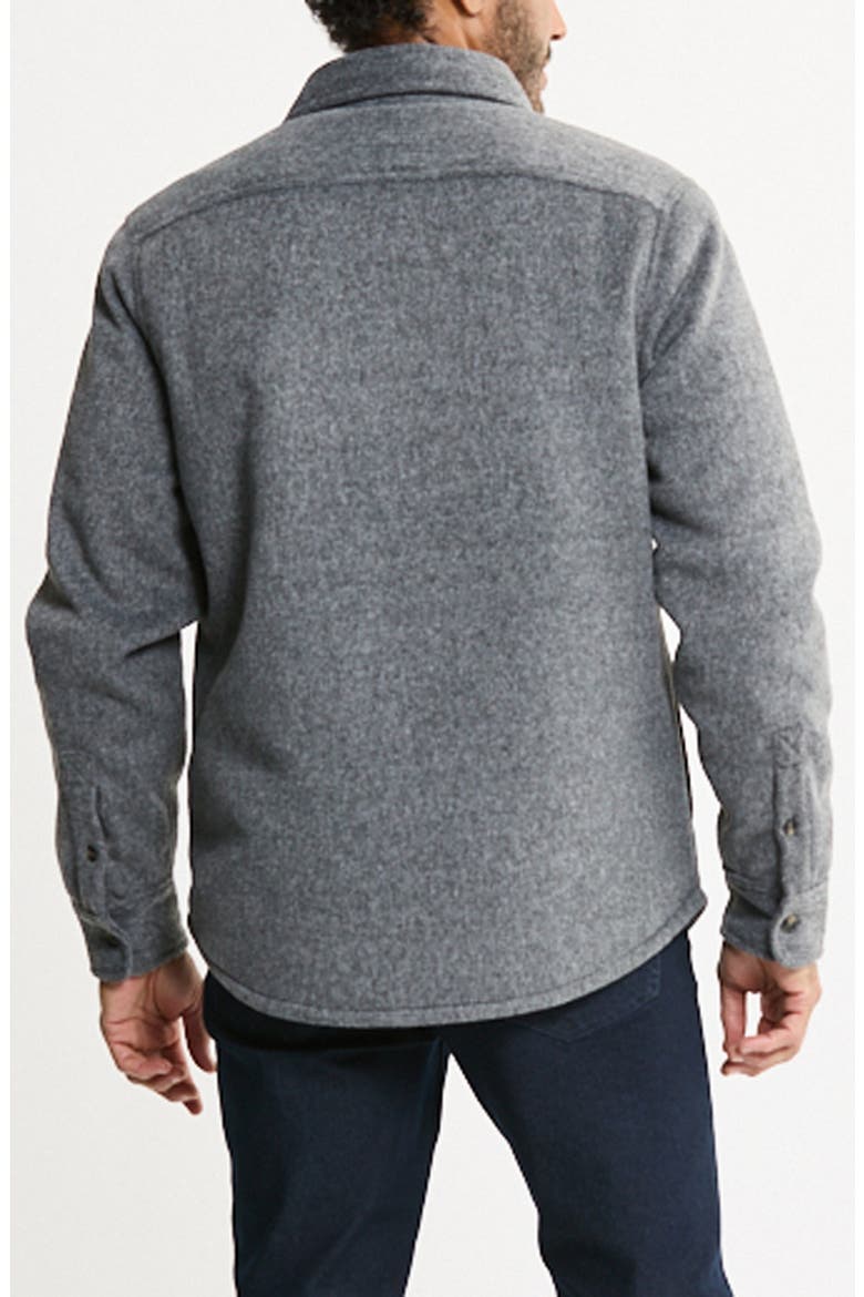 Quilt Lined Shirt Jacket, Alternate, color, CHARCOAL