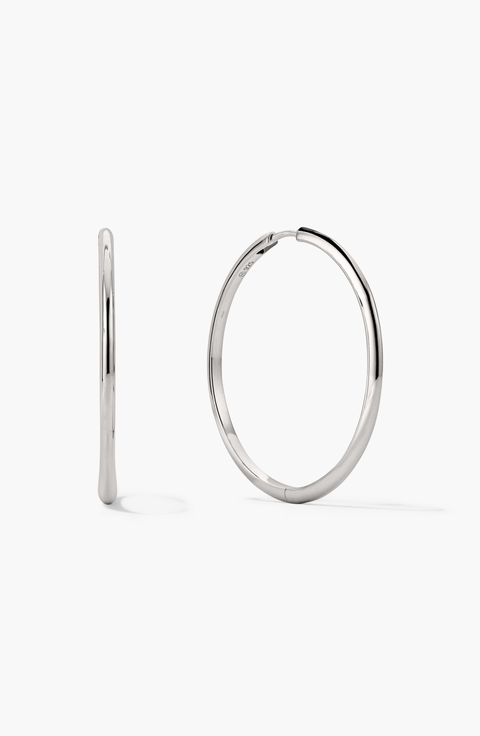 Tube Oversized Hoop Earrings