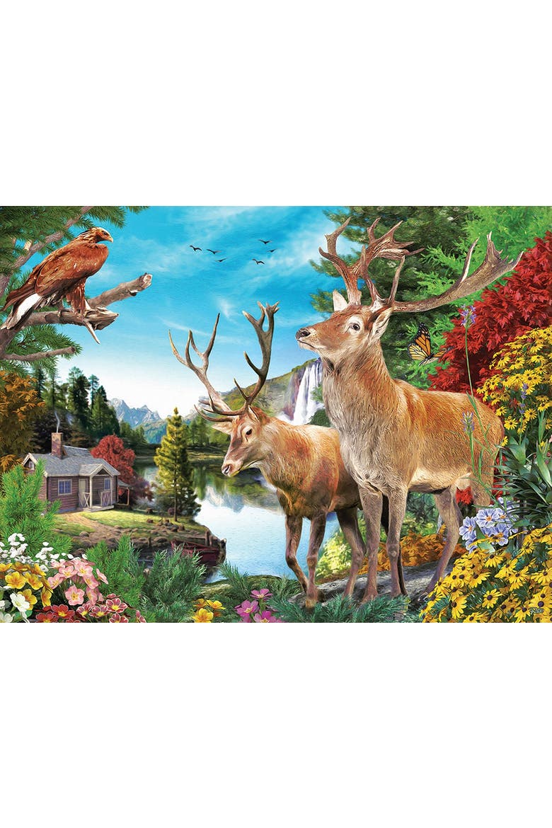 Summer Pond 500 piece Jigsaw Puzzle for Adults, Alternate, color, Multicolor