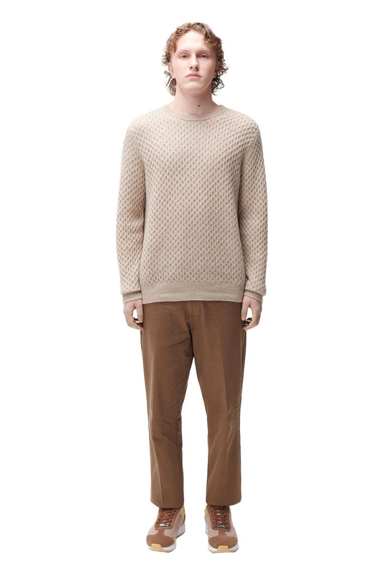 Cable Knit Cashmere Sweater, Main, color, warm grey
