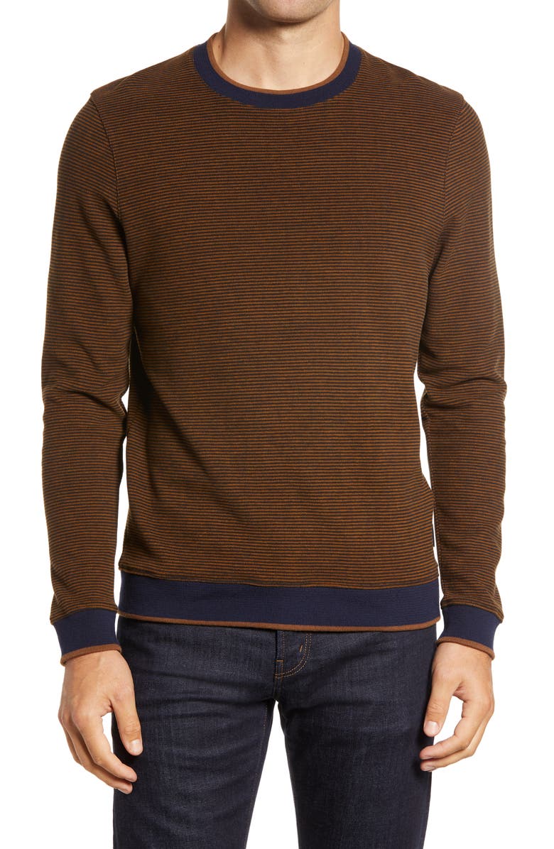 Ted Baker London Filmed Stripe Pullover, Main, color,