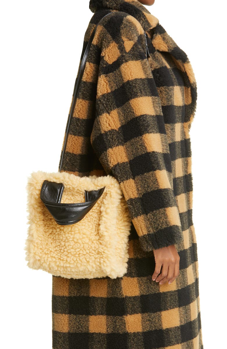 Stand Studio Lucille Faux Fur Tote Bag, Alternate, color,