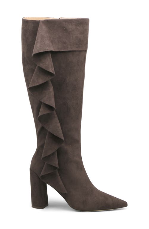Charles By Charles David Viva Pointed Toe Knee High Boot In Brown