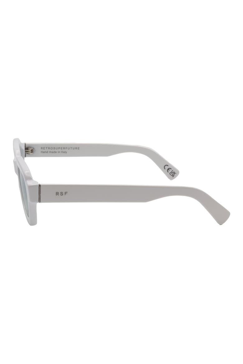 56mm Square Sunglasses, Alternate, color, WHITE