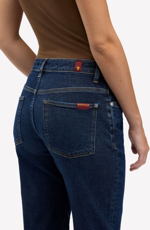 7 For All Mankind Calie Ankle Straight Leg Jeans In Blue