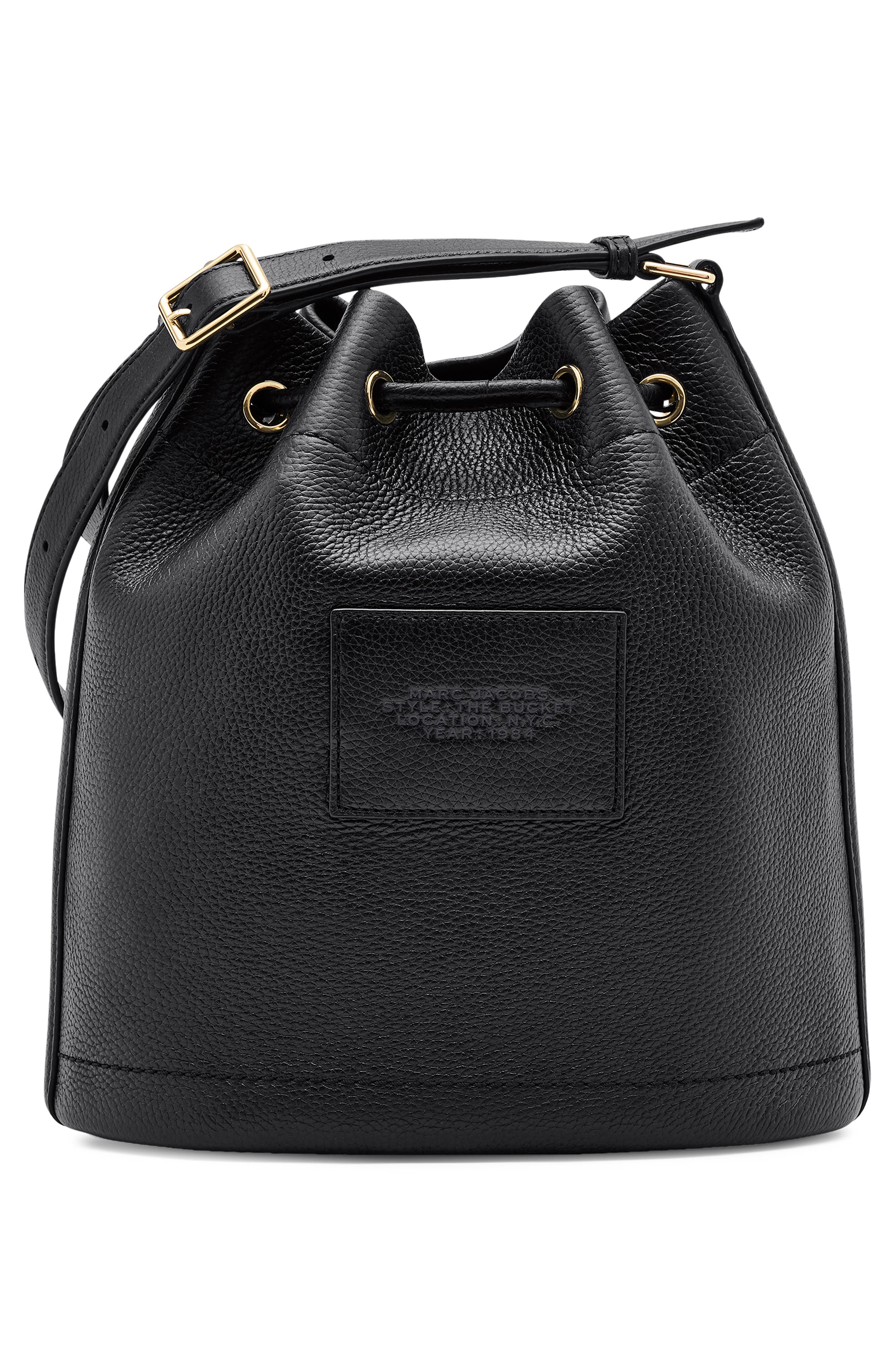 Marc Jacobs The Bucket Leather Bag, Alternate, color, 