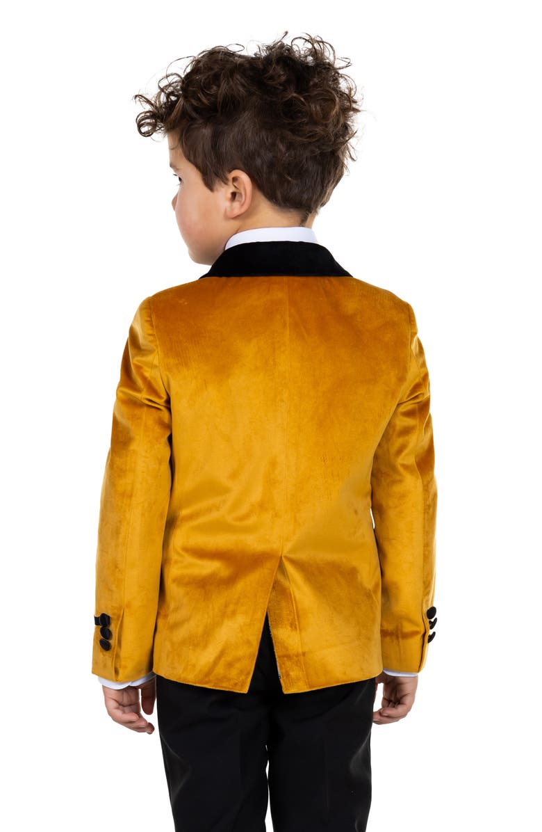 OppoSuits Kids' Gold Velvet Dinner Jacket, Alternate, color, Gold