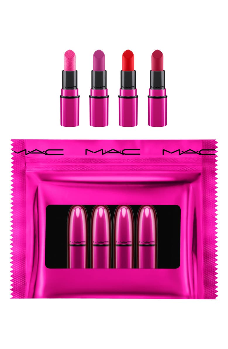 MAC Cosmetics MAC Shiny Pretty Things Bright Mini Lipstick Kit, Main, color, 