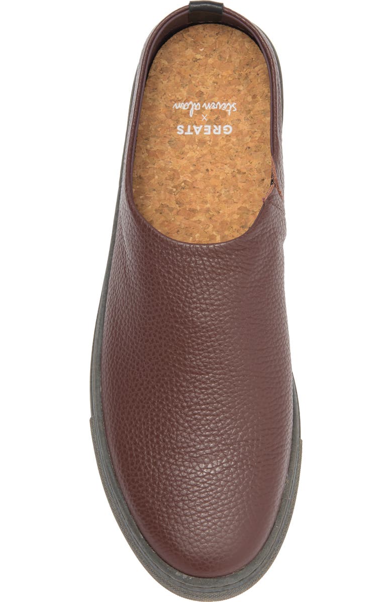 GREATS Mercer x Steven Alan Slip-On, Alternate, color, Brown Leather