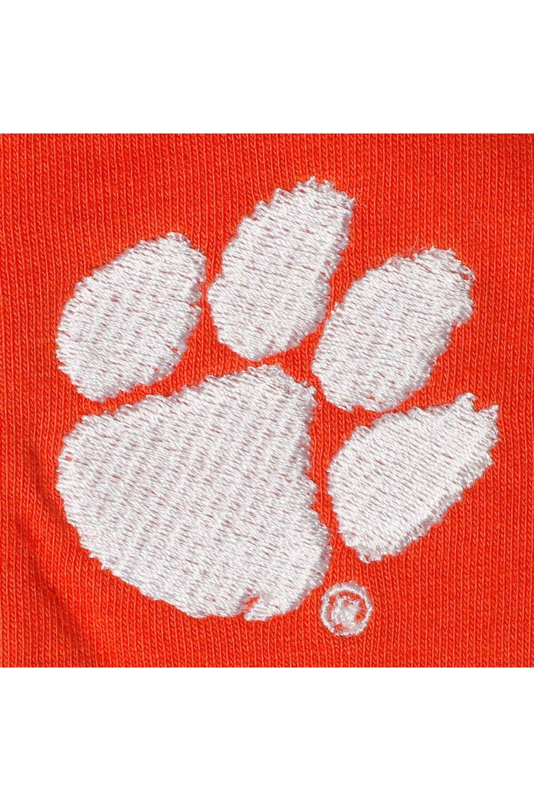 Infant Orange Clemson Tigers Polo Bodysuit, Alternate, color, Orange