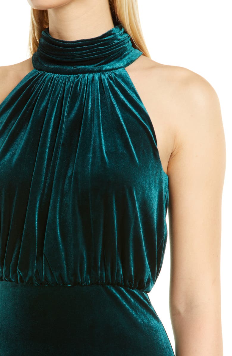 Eliza J Mock Neck Blouson Gown, Alternate, color, 