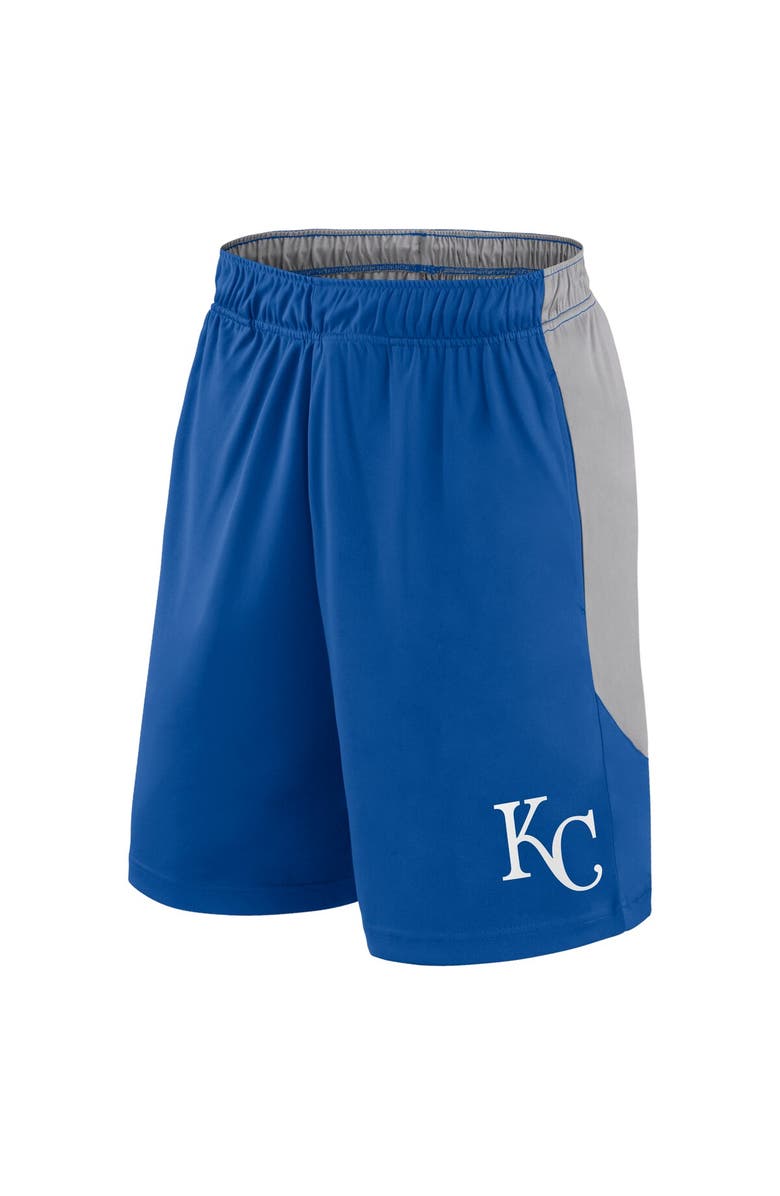 FANATICS Men's Fanatics Royal/Gray Kansas City Royals Go Hard Shorts, Alternate, color,