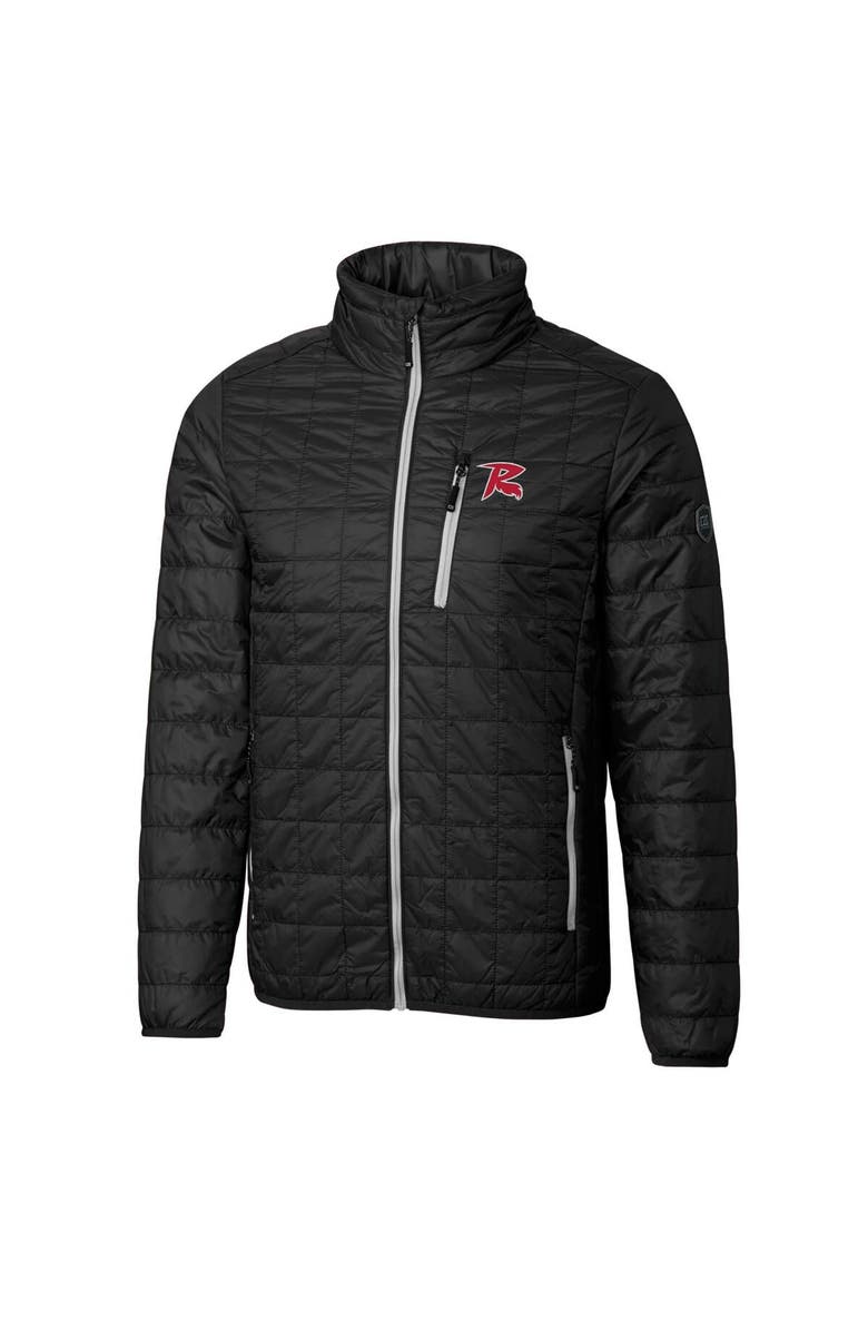 Cutter & Buck Men's Cutter & Buck Black Richmond Flying Squirrels Rainier PrimaLoft Big & Tall Eco Insulated Full-Zip Puffer Jacket, Alternate, color, 
