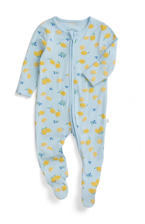 Ribbed Two Way Zip-Up Sleepsuit (Baby)