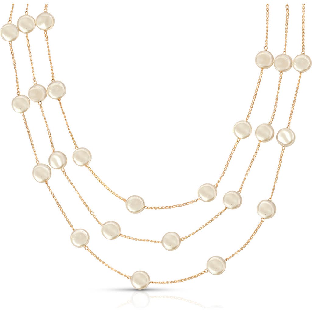 Ettika Layered Luster Necklace In Gold