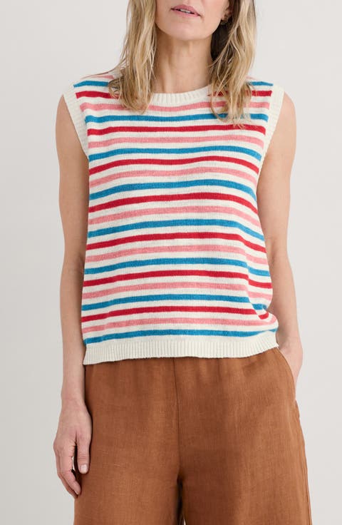 Knavok Sleeveless Cotton & Linen Sweater