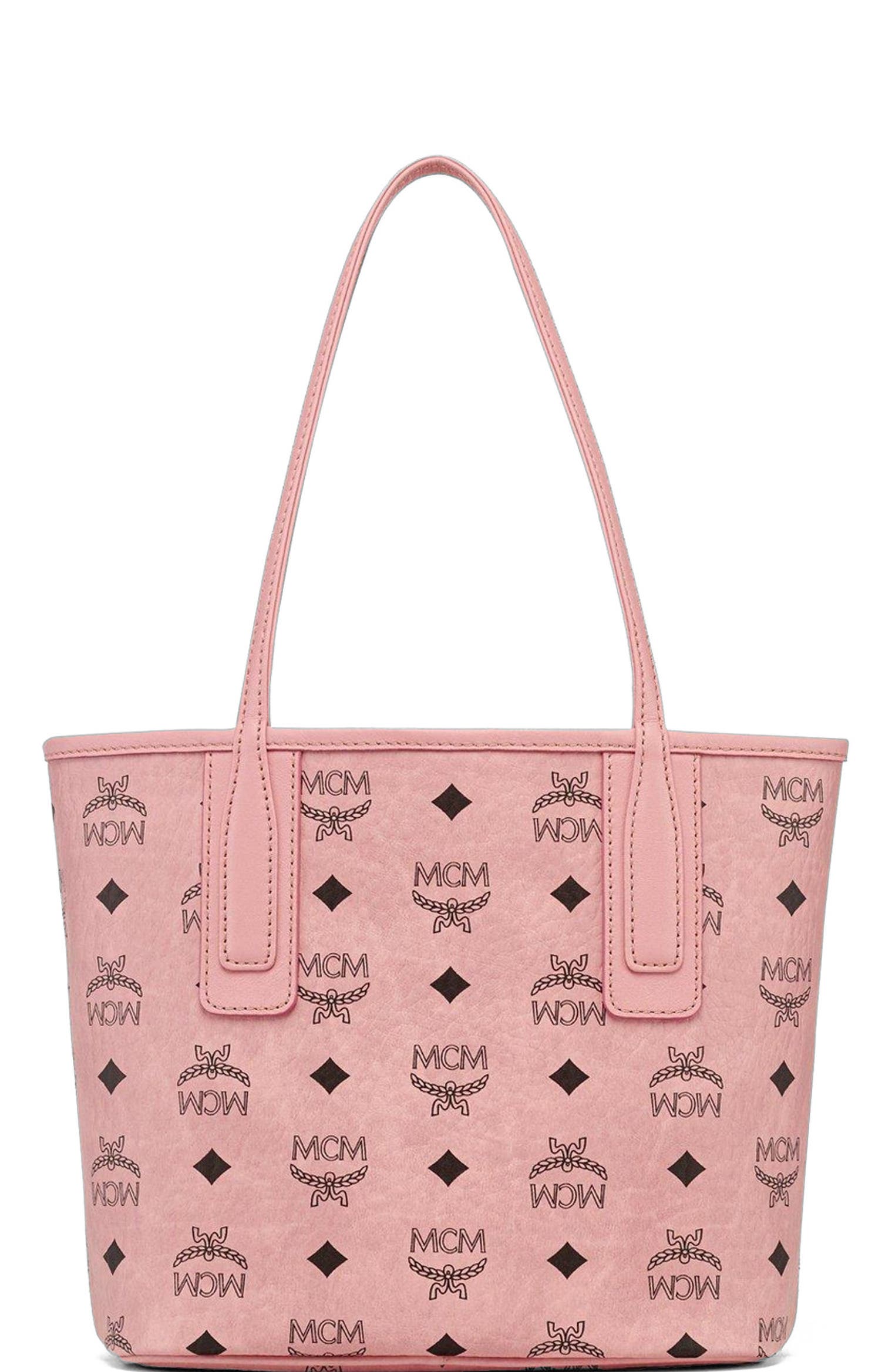 MCM Small Liz Shopper in Visetos, Alternate, color, 