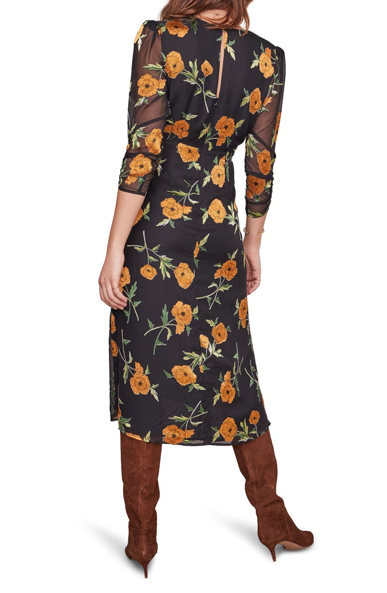 ASTR the Label Joni Midi Dress, Alternate, color, 