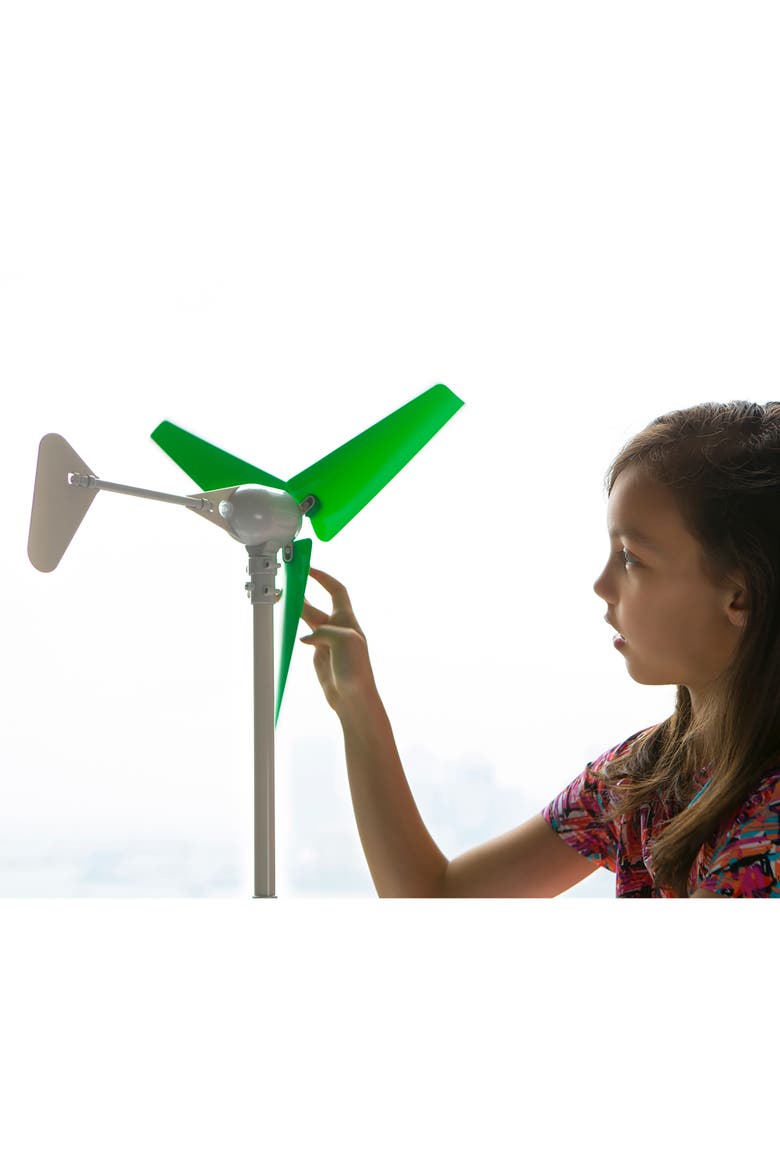 Green Science, Wind Turbine, DIY Functional Turbine Kit, Kids 5+, Alternate, color, Multicolored