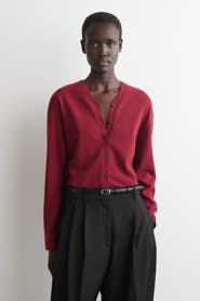 COS Merino Wool V-Neck Cardigan