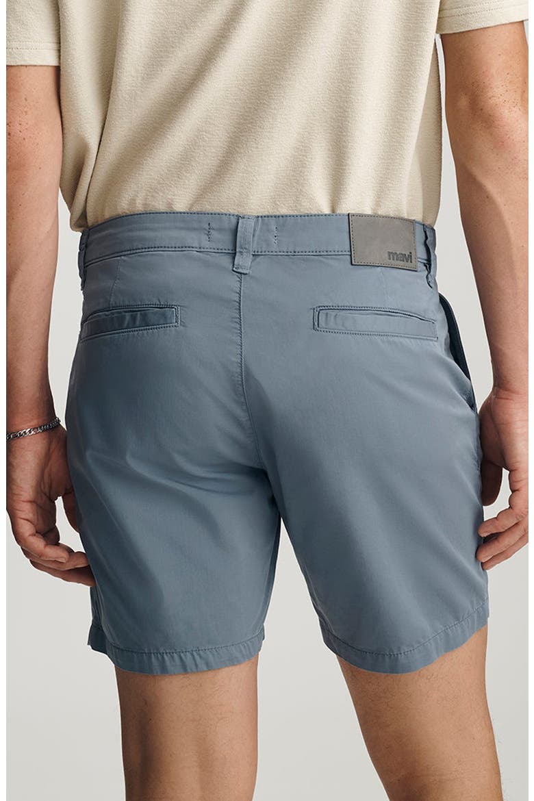 Nate City Smart Flat Front Stretch Twill Shorts, Alternate, color, STEEL CITY SMART