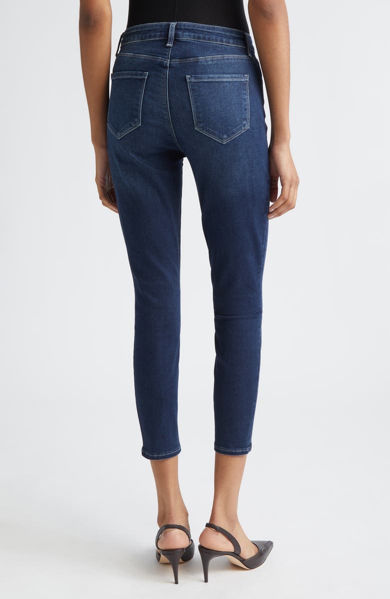 L'AGENCE Margot Crop Skinny Jeans, Alternate, color, Bolton