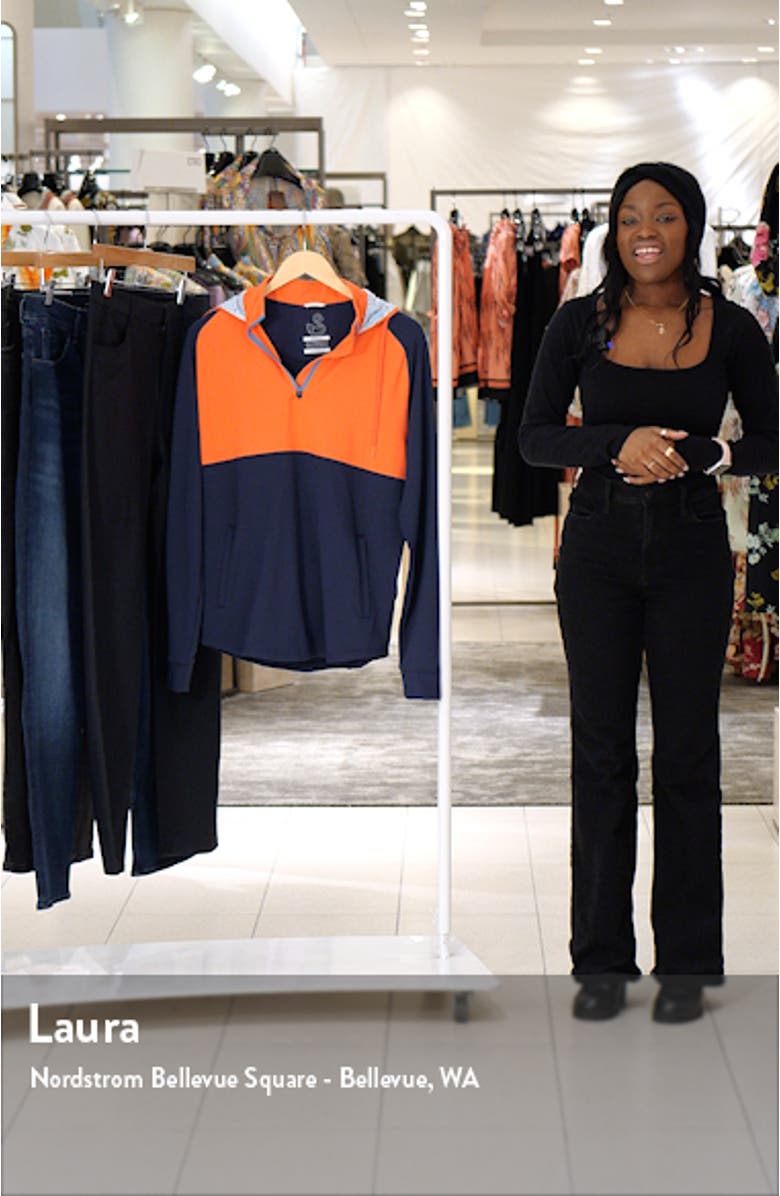 Logan Colorblock Half Zip Hoodie, sales video thumbnail