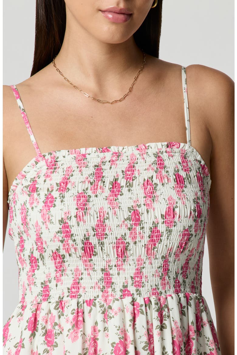 Fit & Flare Mini Sundress, Alternate, color, VINTAGE FLORAL