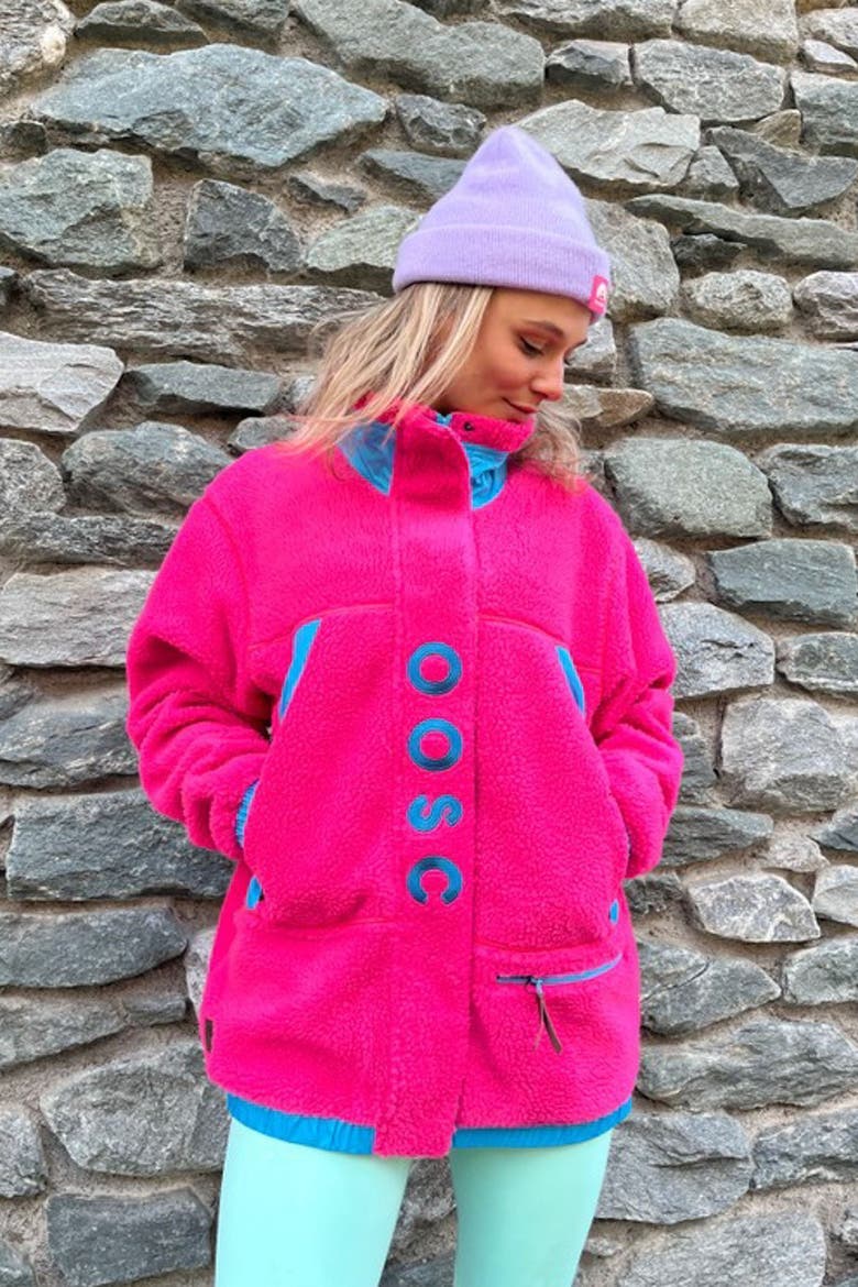 Fleece Jacket - Women's, Main, color, Pink, blue