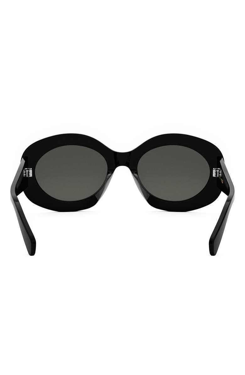 CELINE Triomphe 54mm Round Sunglasses, Alternate, color, 