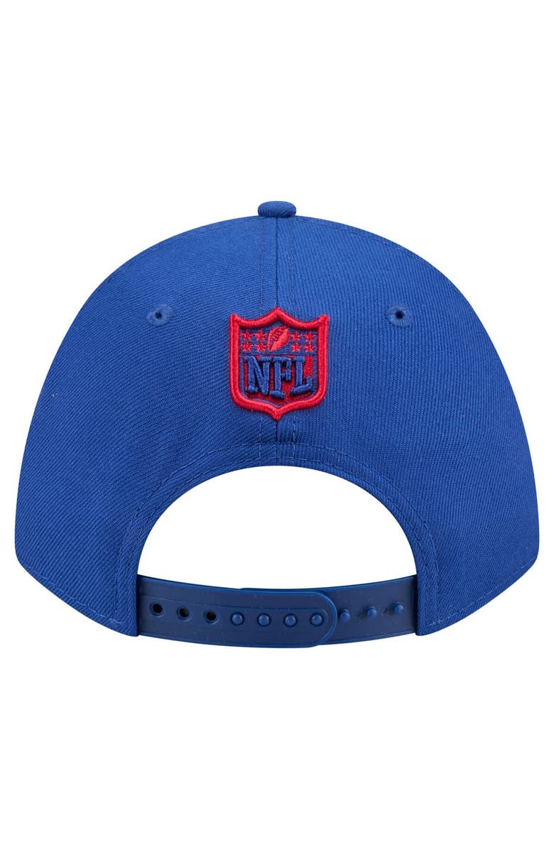 New Era Men's New Era Blue New York Giants Team Collection 9FORTY M-Crown Adjustable Hat, Alternate, color,