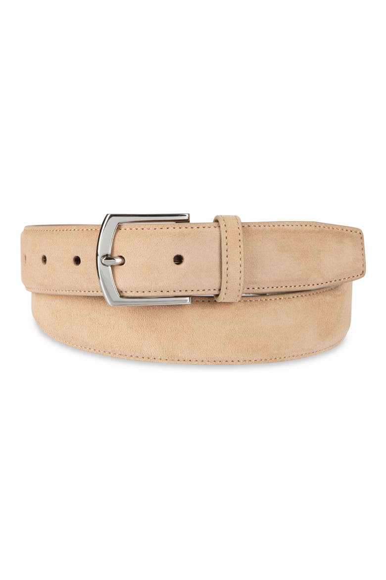 Suede Belt, Main, color, KHAKI