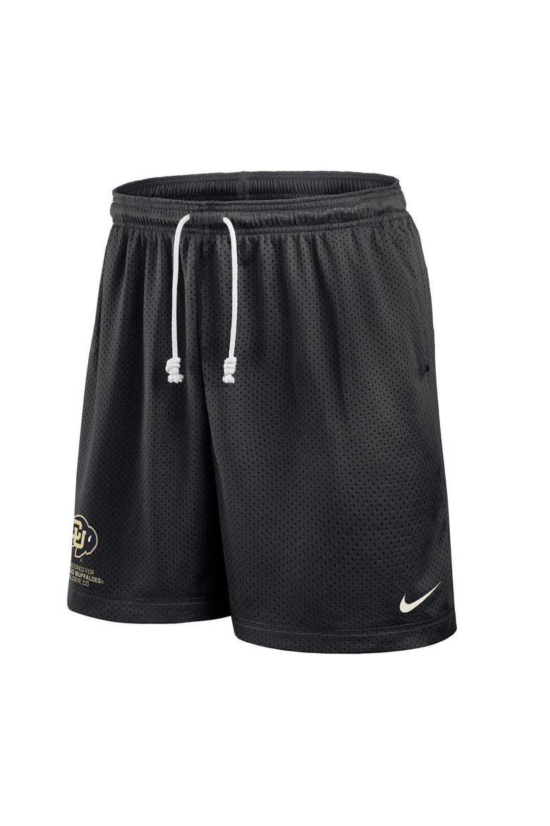 Men's Nike Black/Gray Colorado Buffaloes 2025 Sideline Reversible Performance Shorts, Alternate, color, Black