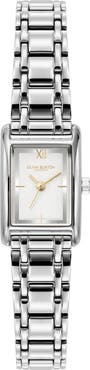 Olivia Burton Mini Grove Rectangular Bracelet Watch, 16mm